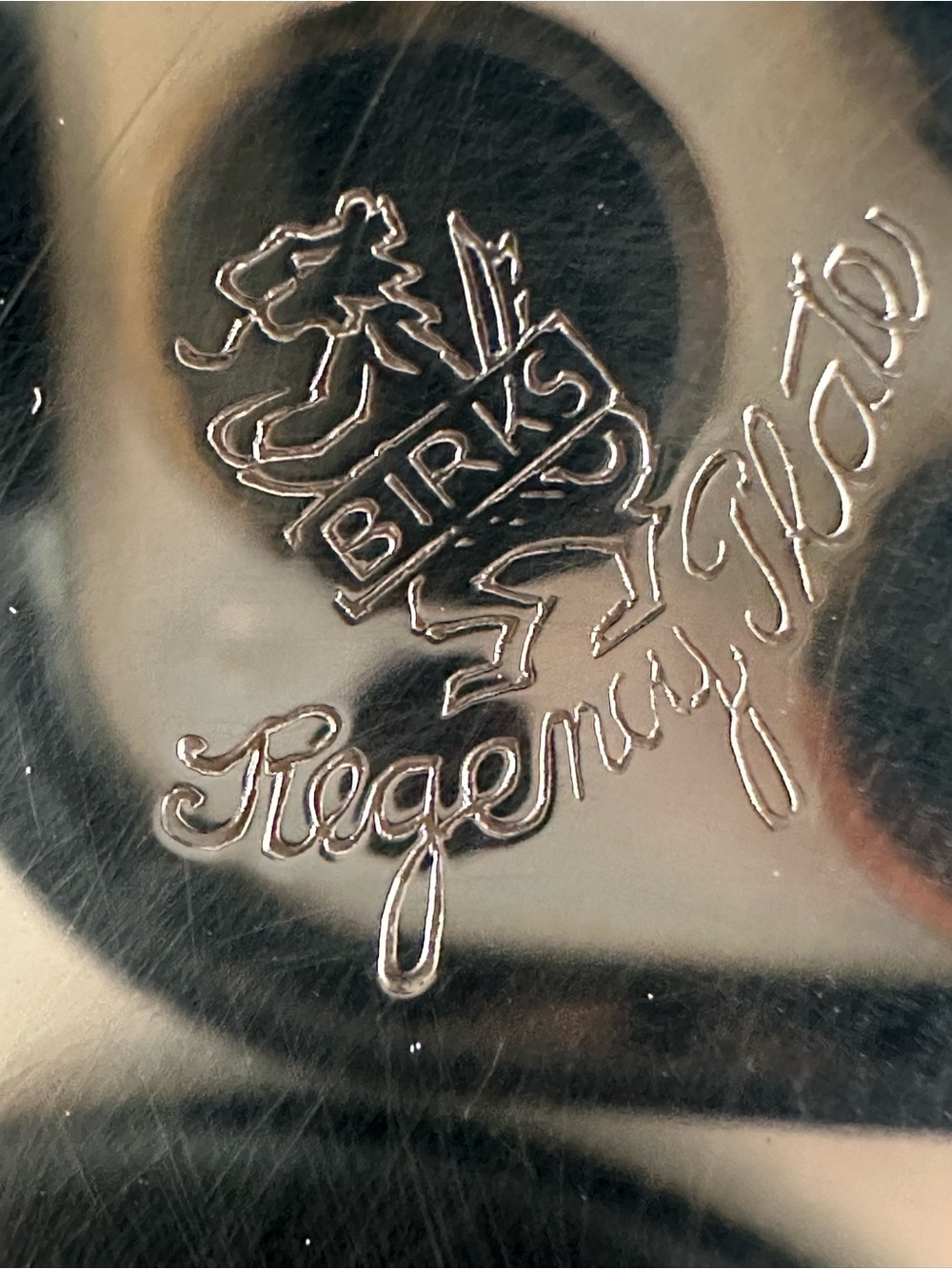 Birks Silver plated Plate